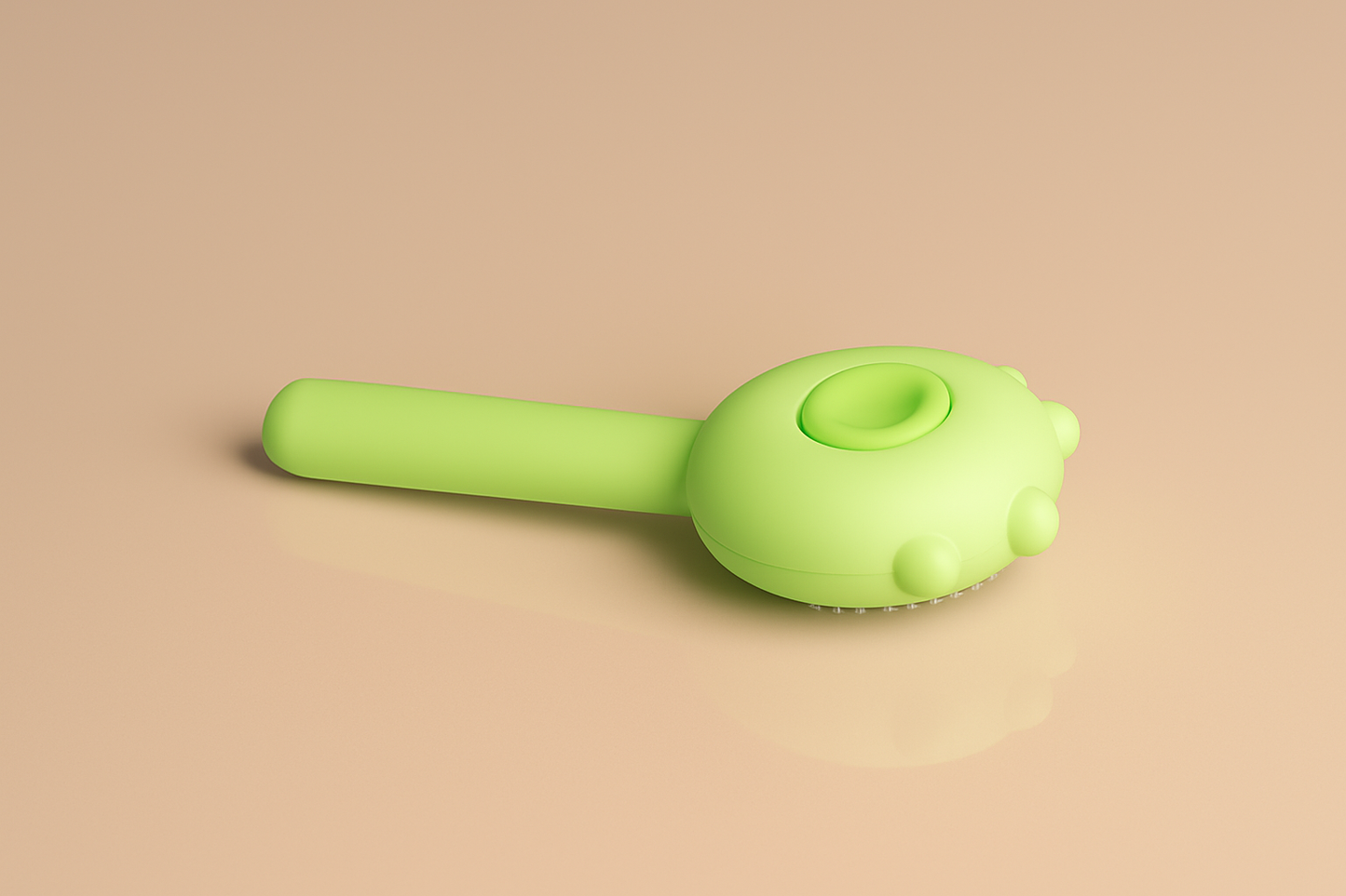 Pet Grooming Brush - Gentle Fur Remover for Cats & Dogs